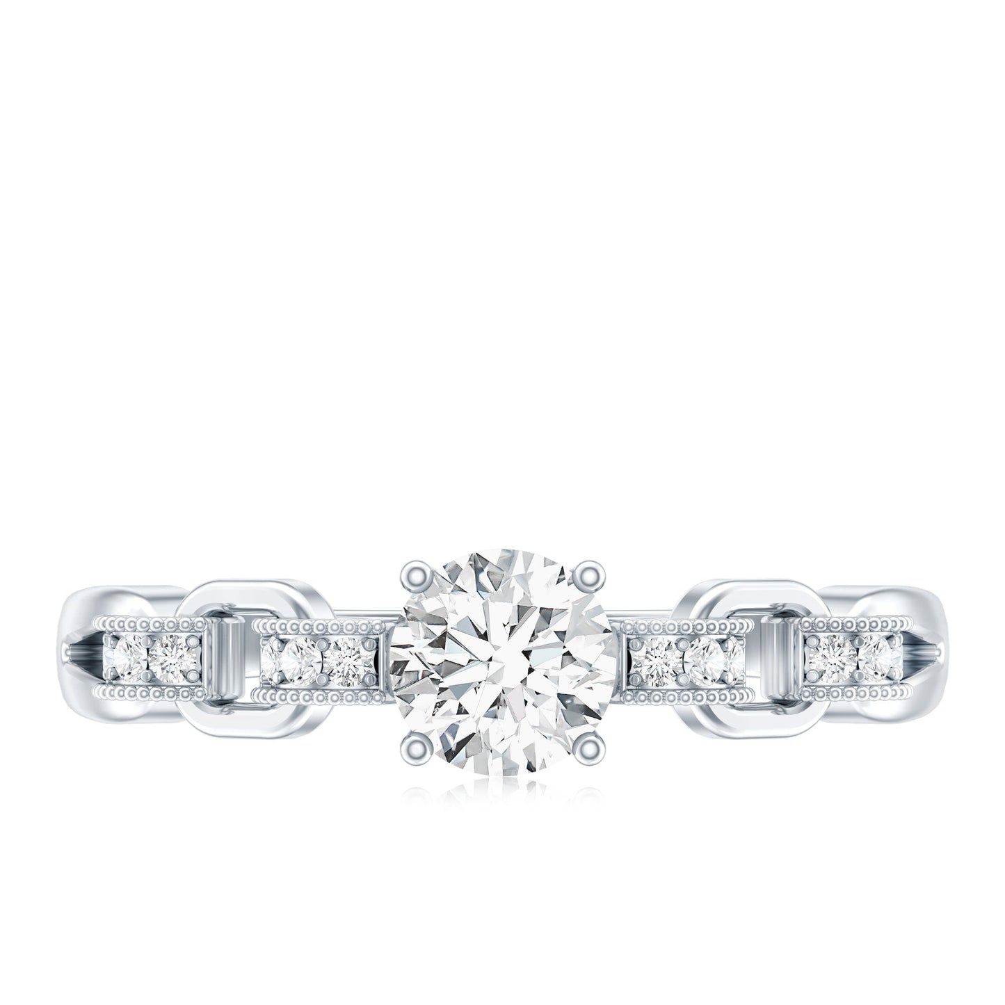 Certified 5 MM Lab Grown Diamond Promise Ring For Her