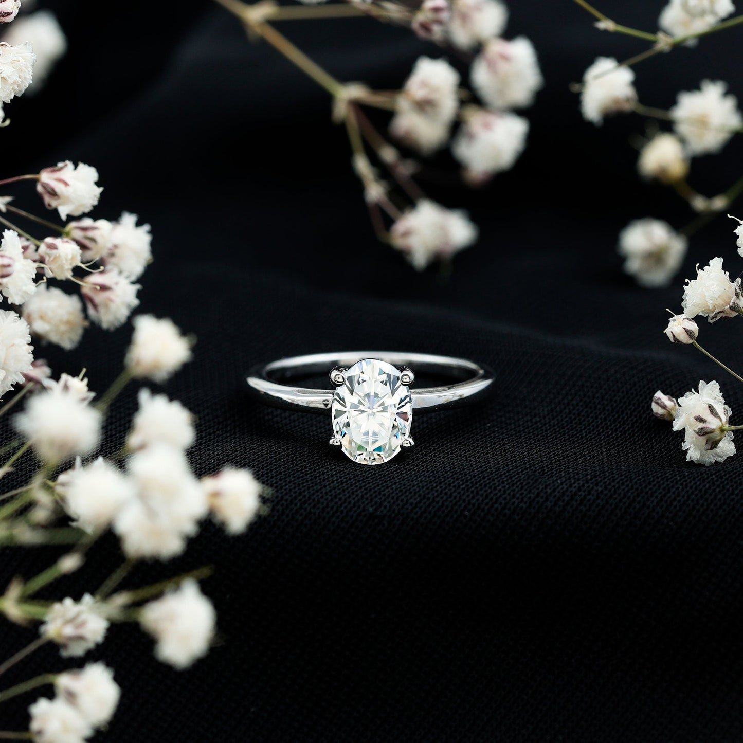 Certified 1 Carat Lab Grown Diamond Engagement Ring