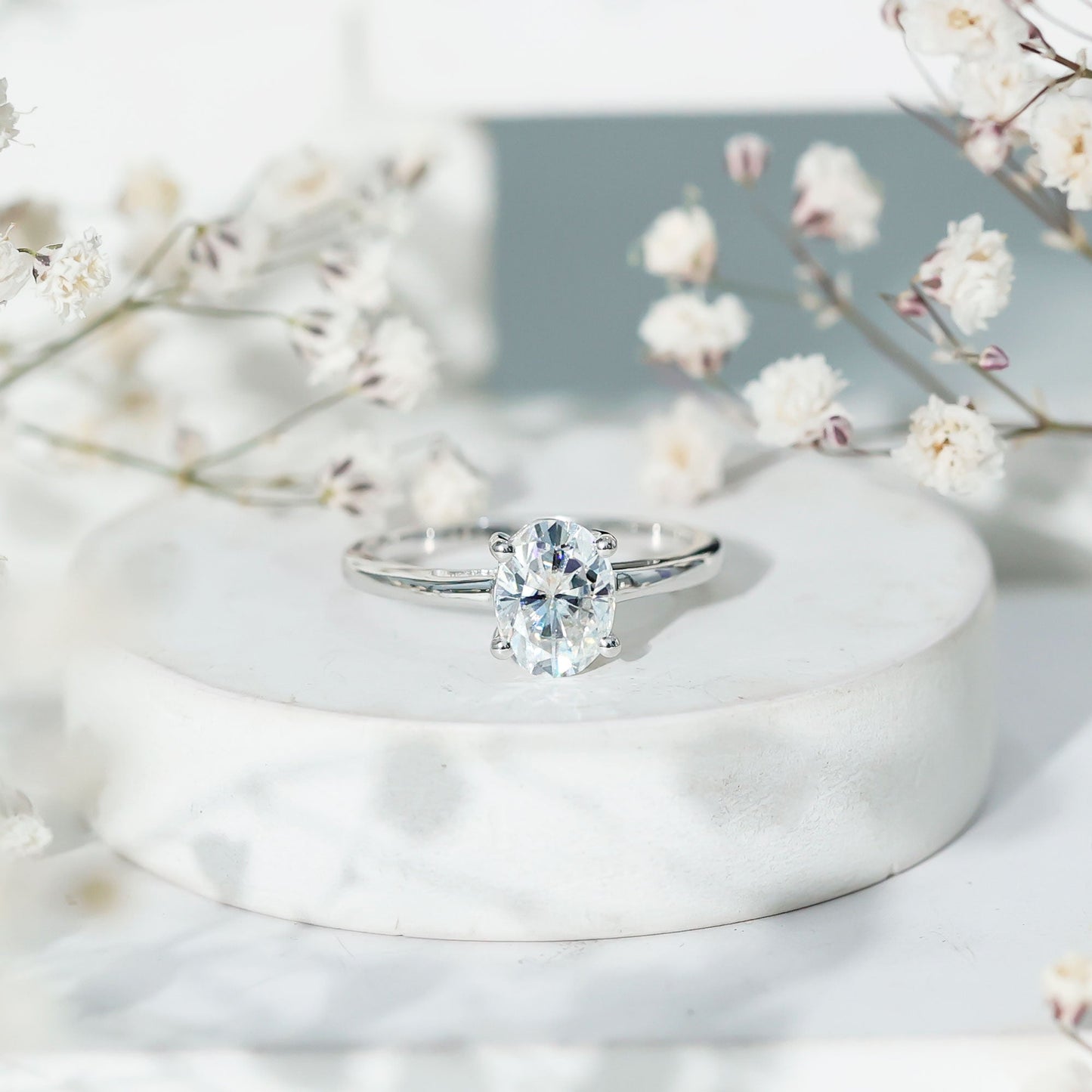 Certified 1 Carat Lab Grown Diamond Engagement Ring