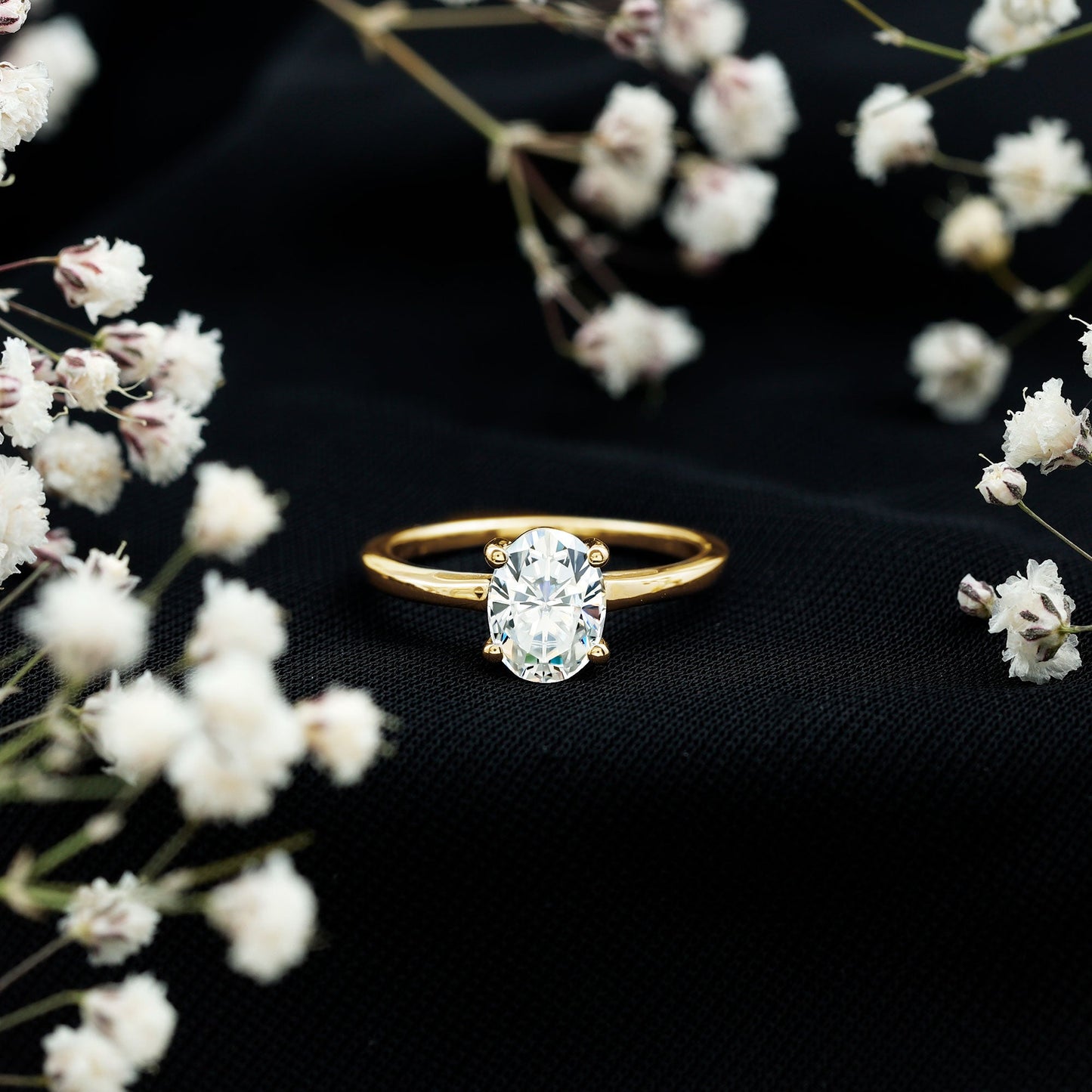 Certified 1 Carat Lab Grown Diamond Engagement Ring