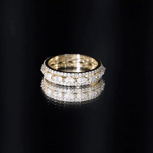 Certified Lab Grown Diamond Designer Wedding Band