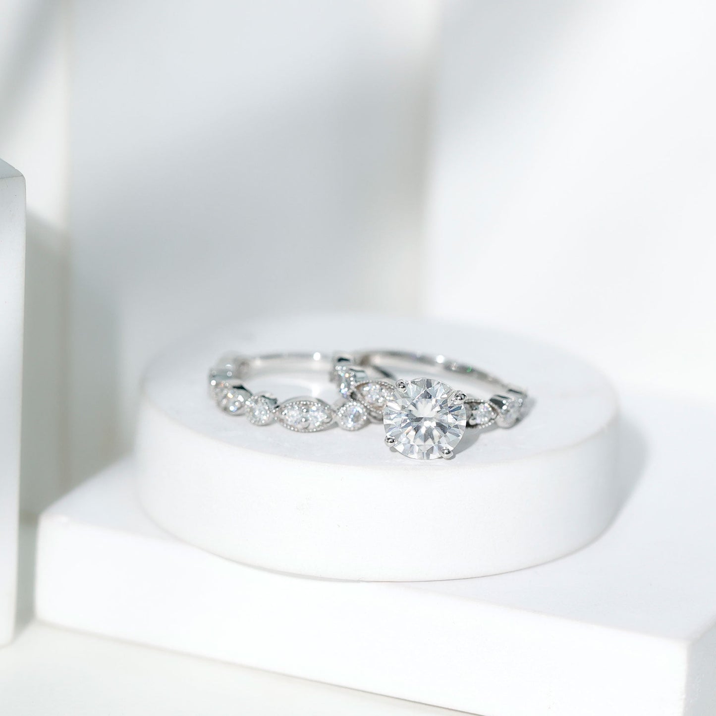 Diamond Designer Marriage Ring Set For Women