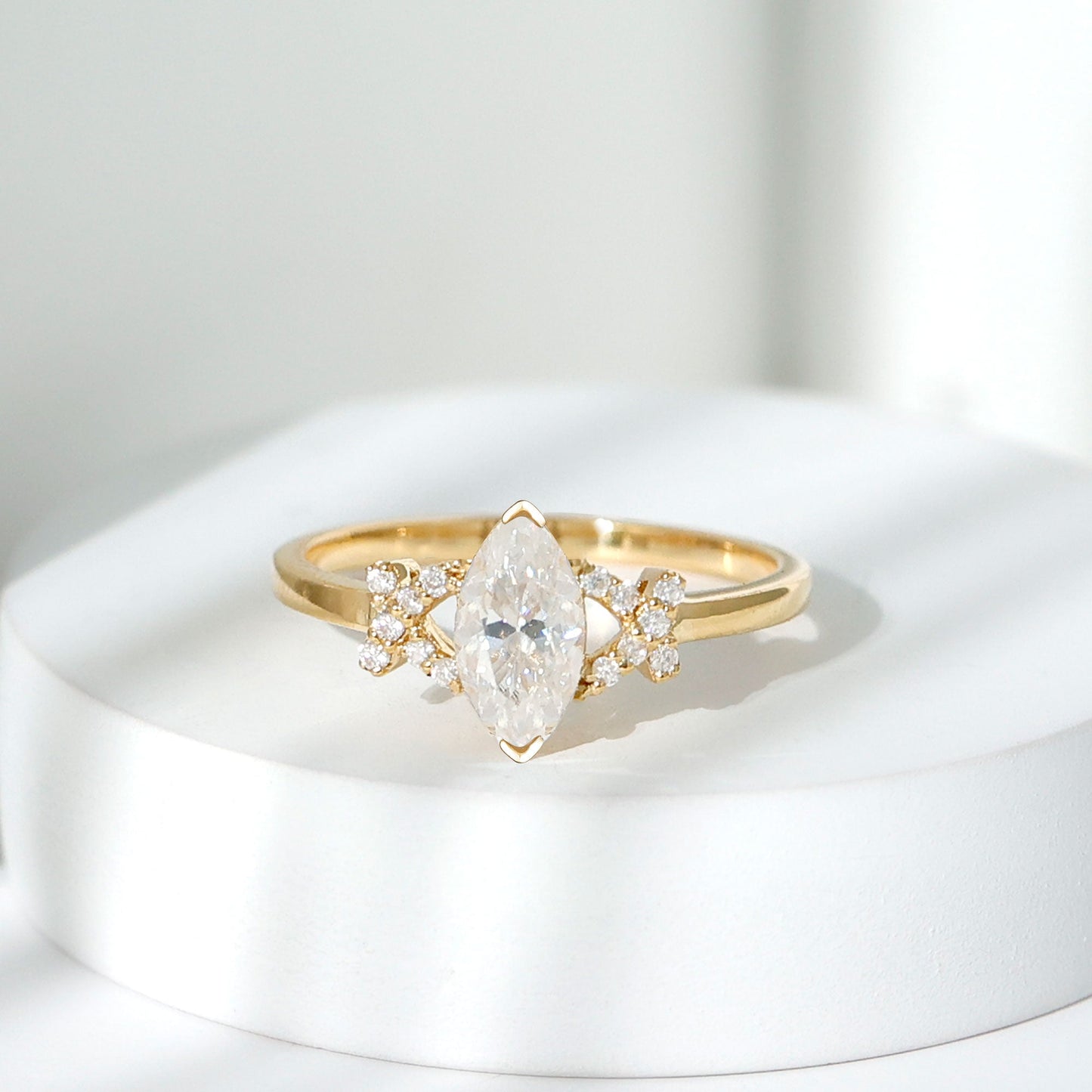 Lab Grown Diamond 5X10 MM Marquise Engagement Ring