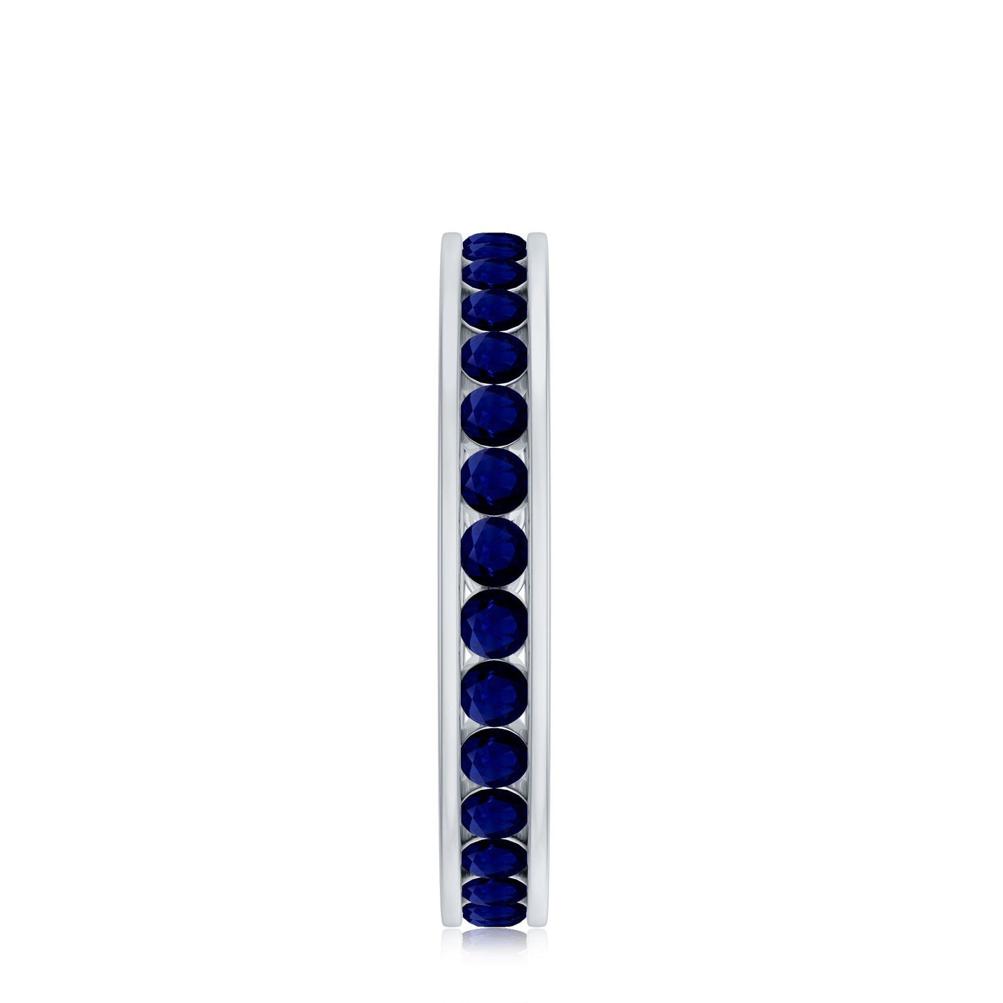 1.50 CT Blue Sapphire Full Eternity band Ring