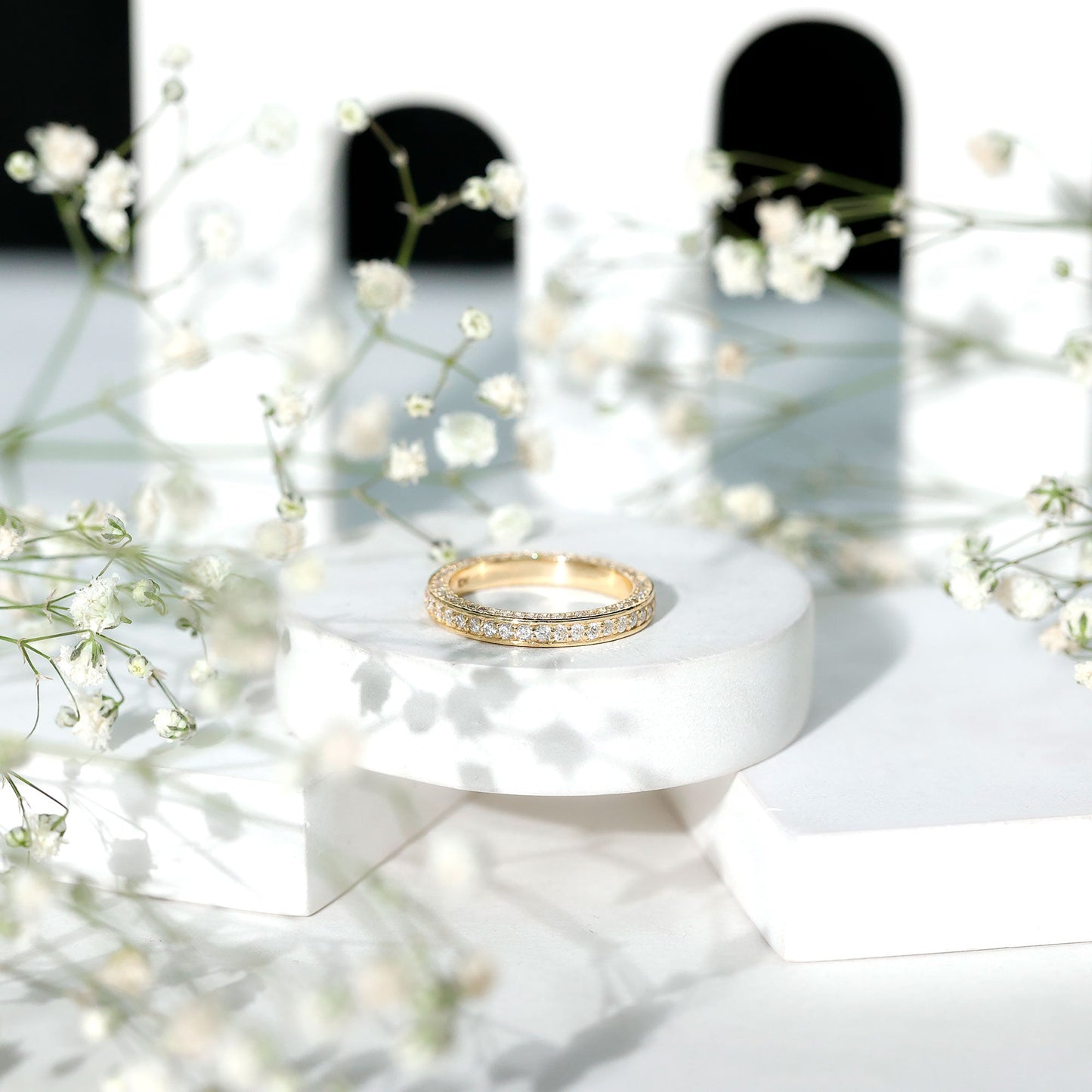 Certified Simulated Diamond Eternity Wedding Band Ring