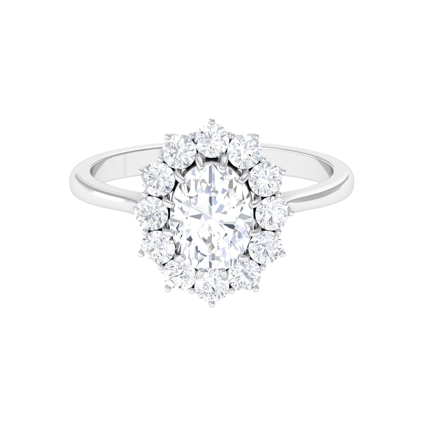 Princess Diana Inspired Simulated Diamond Engagement Ring