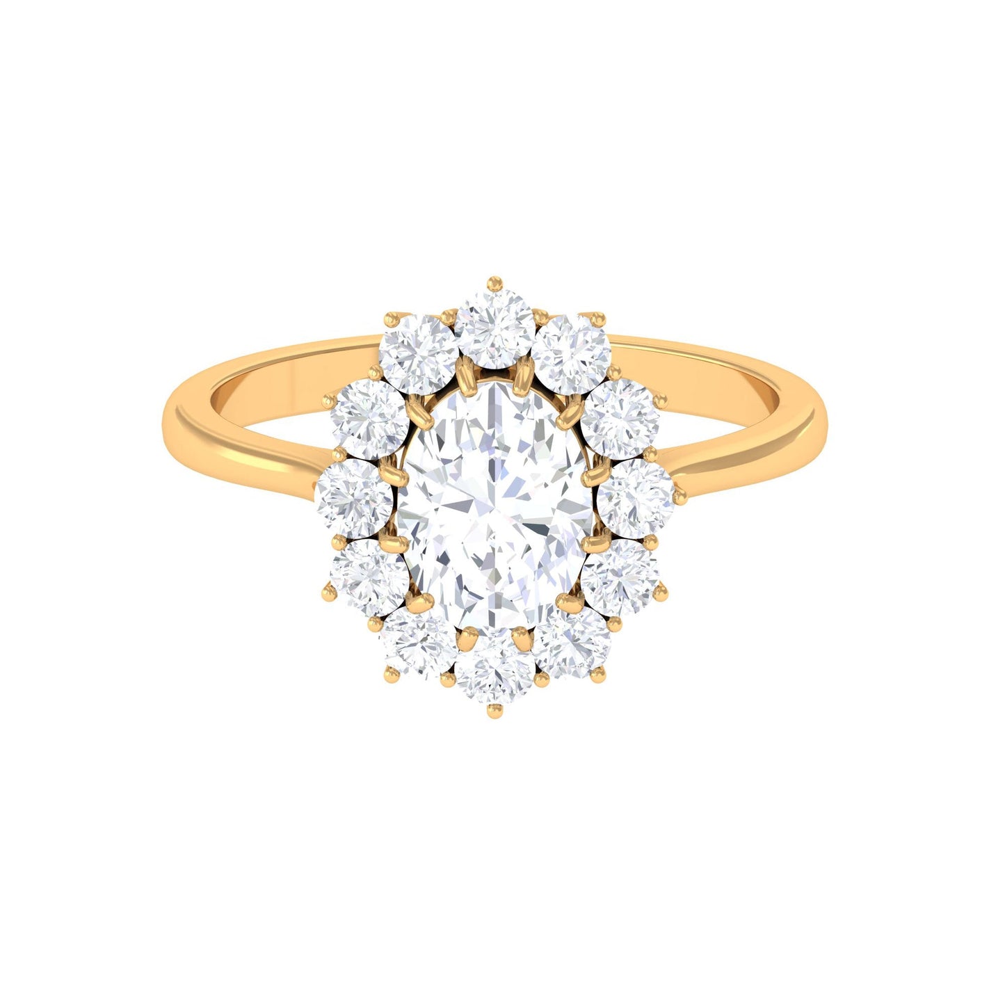Princess Diana Inspired Simulated Diamond Engagement Ring
