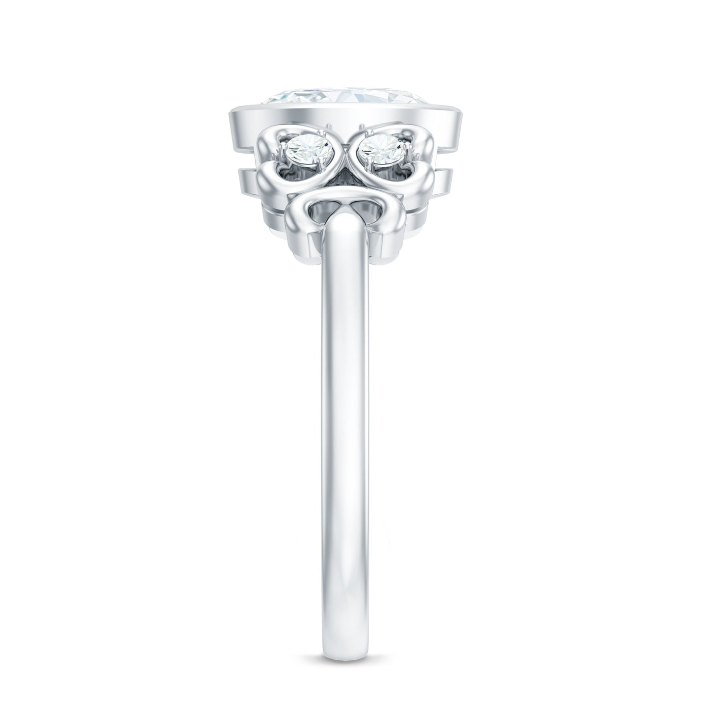 Classic Oval Lab Grown Diamond Solitaire Engagement Ring