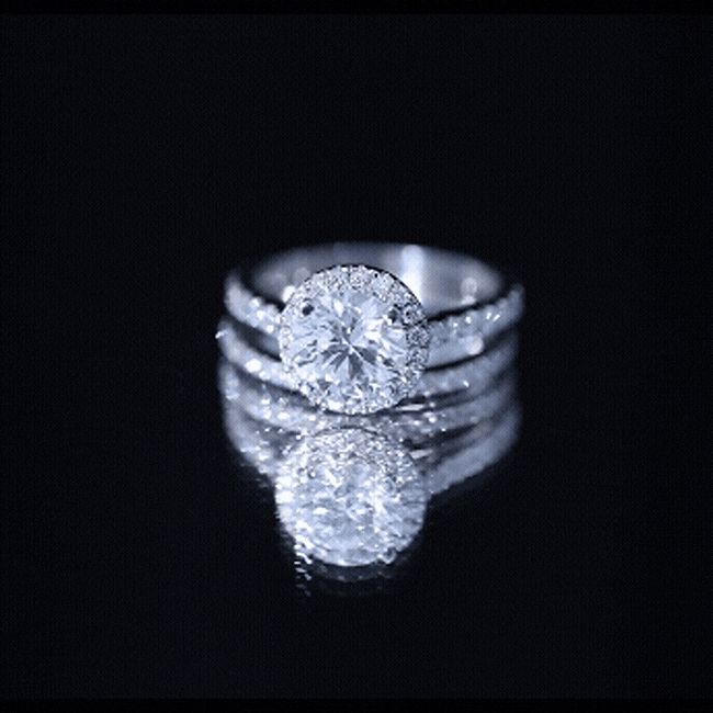 3 CT Moissanite Classic Wedding Ring Set