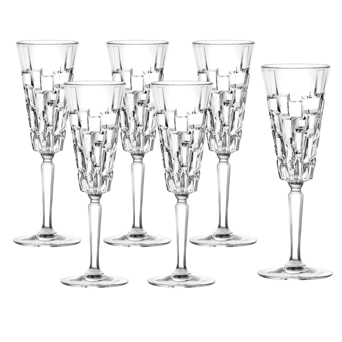 RCR Etna Set of 6 Flute Goblets