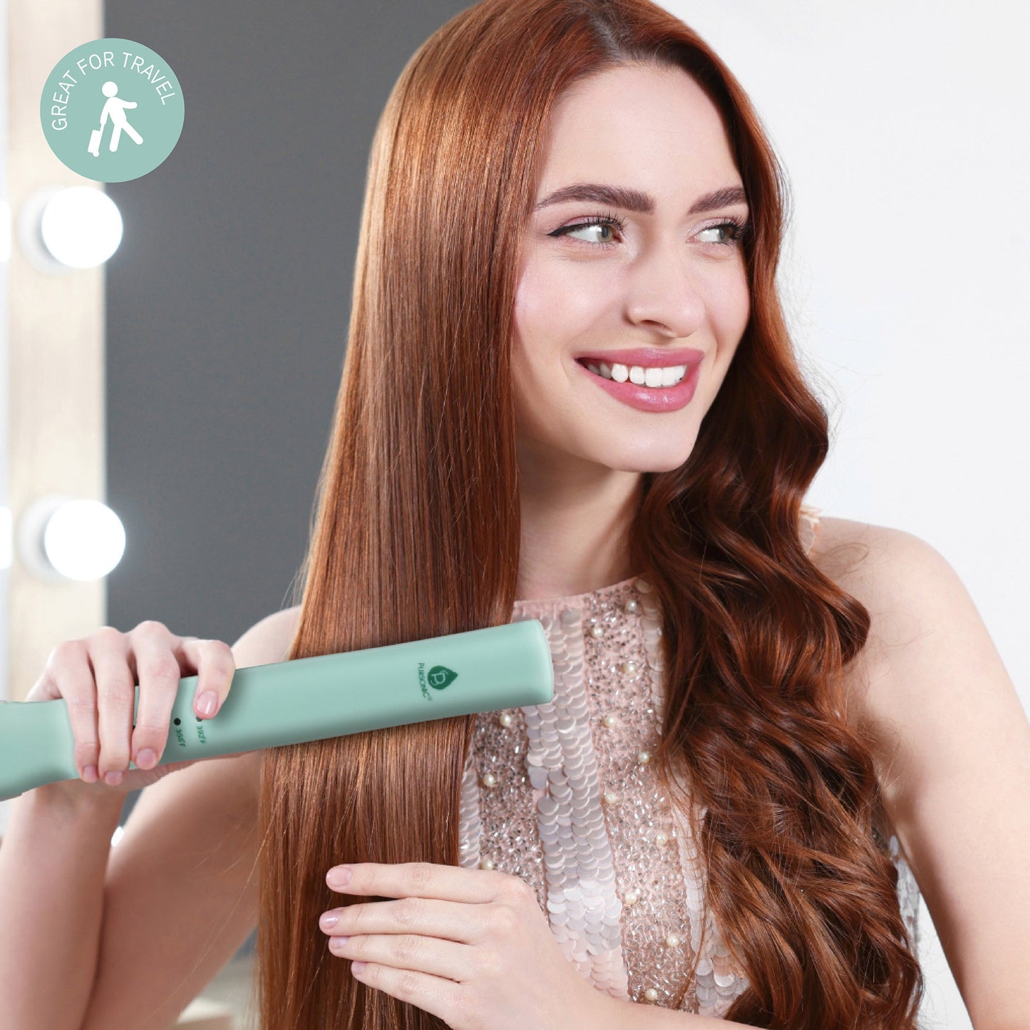 USB Rechargeable Cordless Hair Straightener-2