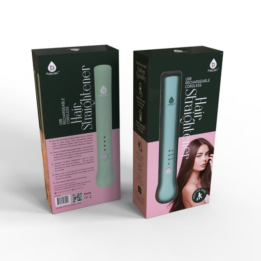 USB Rechargeable Cordless Hair Straightener-0