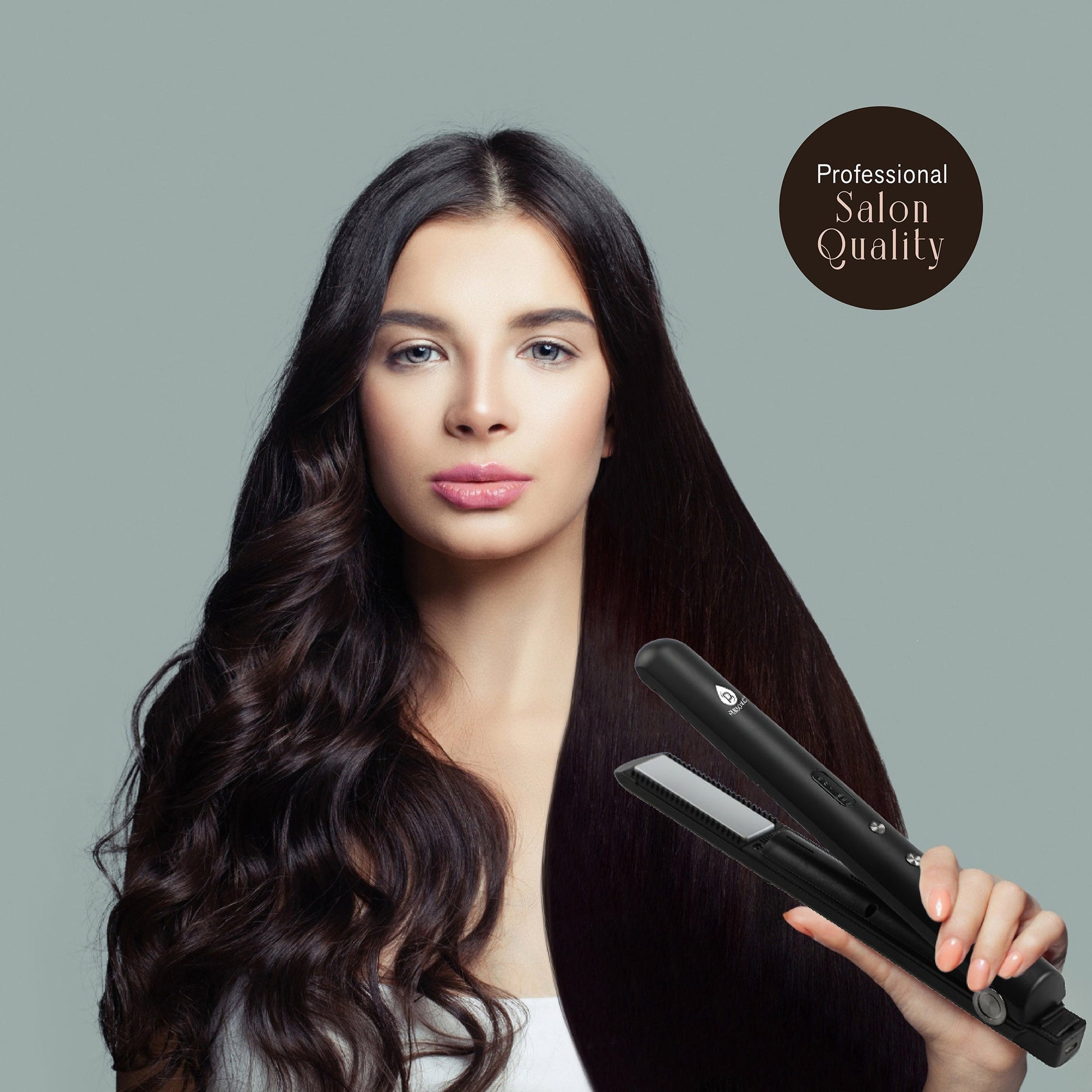 USB Rechargeable Cordless Hair Straightener-2