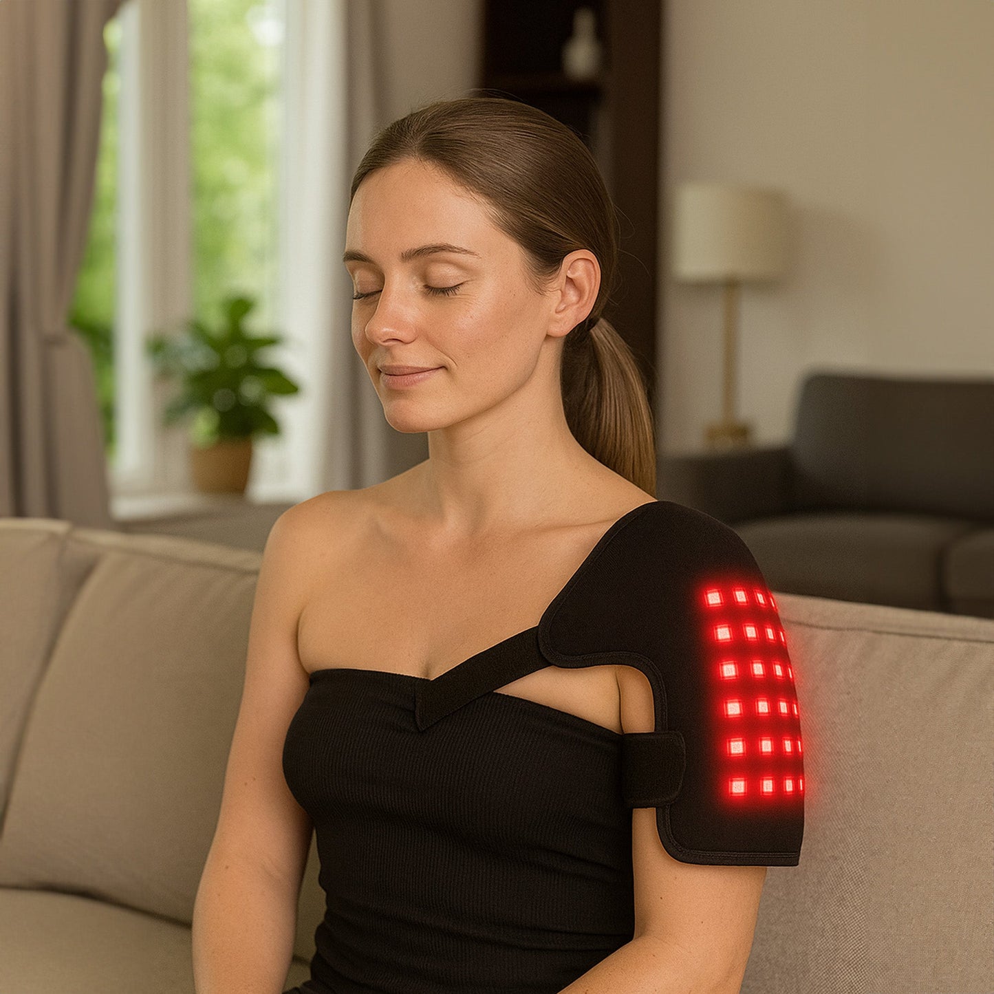 Pursonic Red Light Therapy Shoulder Pad – Targeted Relief for Pain, Stiffness & Recovery-2