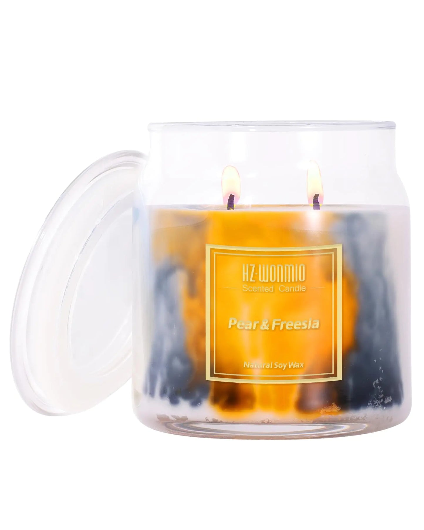 80 hr. Freesia & Pear 2 Wick Soy Wax Candles |12oz