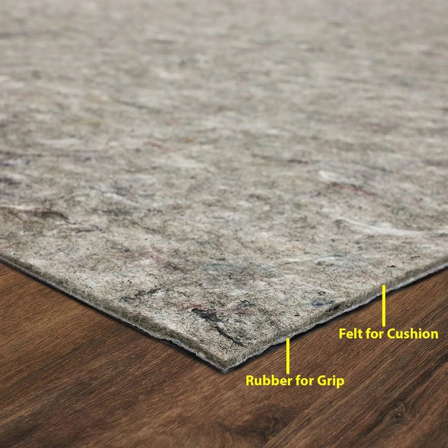 Multi Sizes LoomBloom Dual Surface Felt & Rubber Non-Slip Backing Rug Pad-1