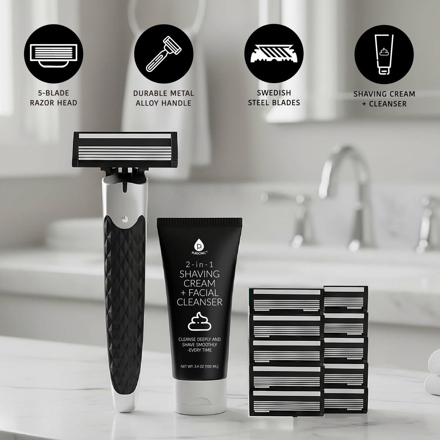 Premium Comfort Men’s Shaving Kit – Complete Grooming Essentials-1
