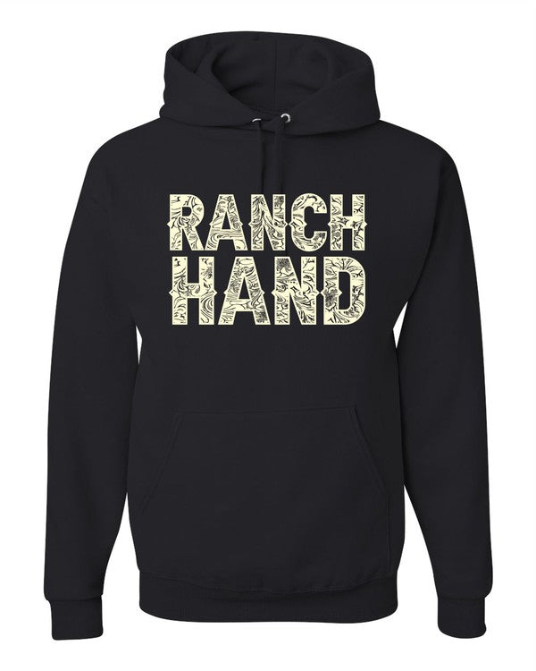 Ranch Hand Graphic Hoodie Sweatshirt | Western Country Pullover Hoodie lack hoodie