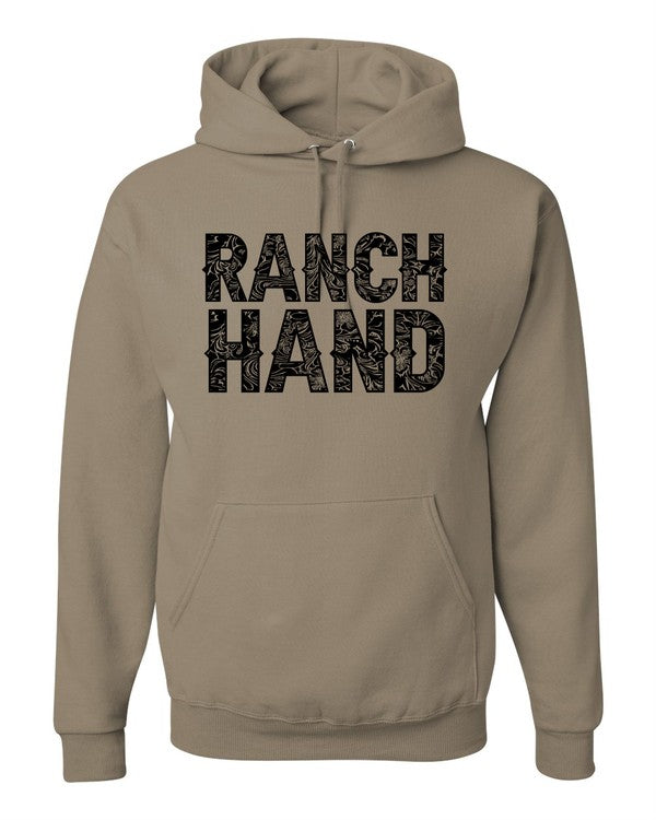 Ranch Hand Graphic Hoodie Sweatshirt | Western Country Pullover Hoodie green hoodie
