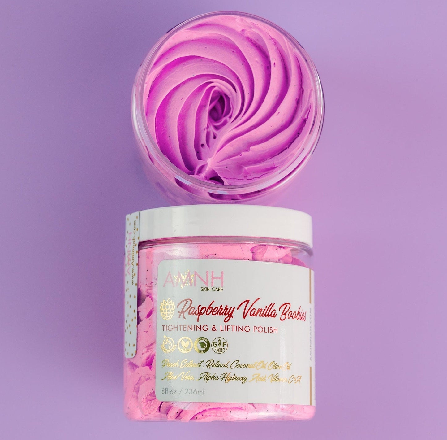 "Raspberry Vanilla Boobies" Sugar Scrub-0