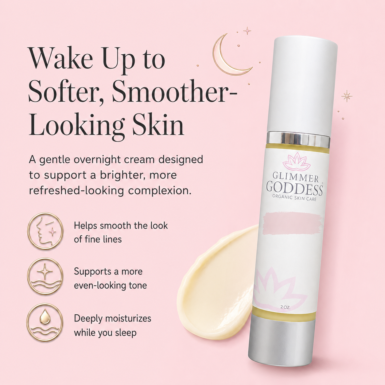 Organic Vitamin A Microcaps Night Cream – Brightening Anti-Aging Treatment