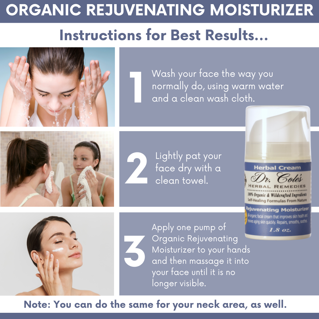 Dr. Cole's Rejuvenating Facial Moisturizer 1.8 oz SixPak-3