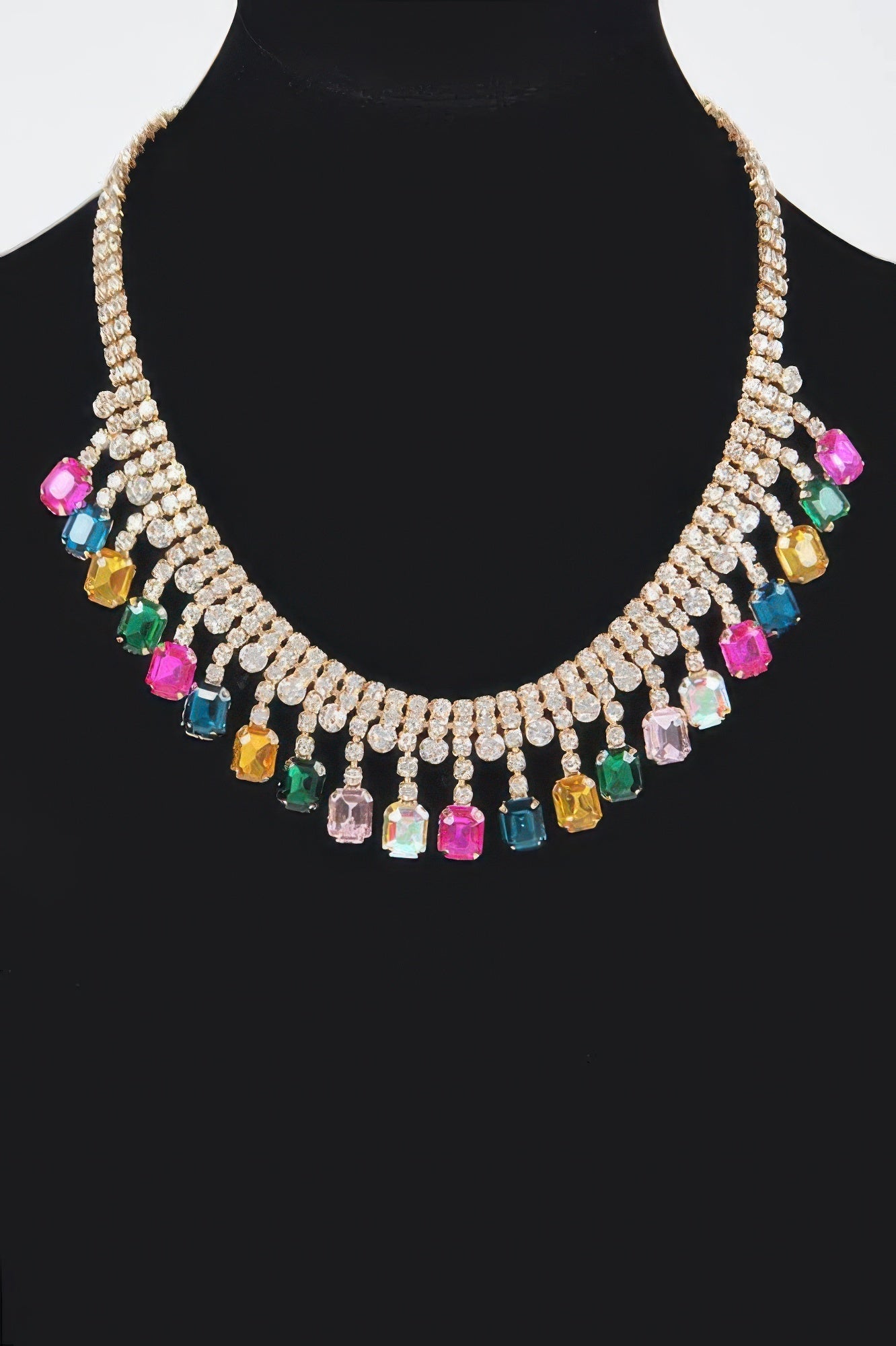 Rhinestone Choker Necklace | Glamorous BYMANYC ® New York-0