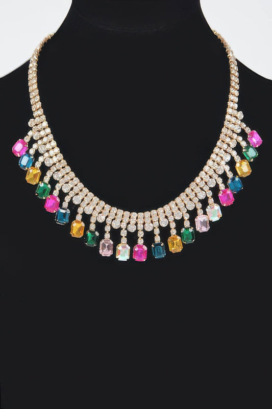 Rhinestone Choker Necklace | Glamorous BYMANYC ® New York-0