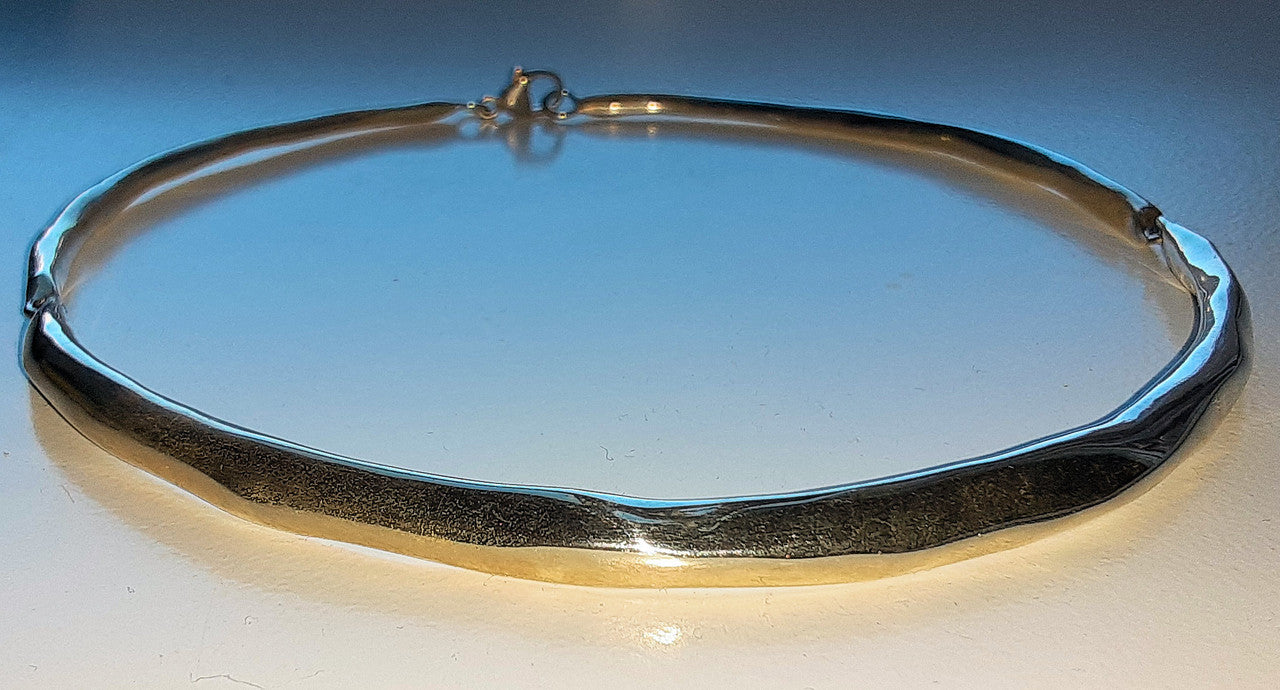 Vintage Robert Lee Morris Choker Necklace, Iconic & Rare Whittled Rod Neckpiece-Sterling Silver-8