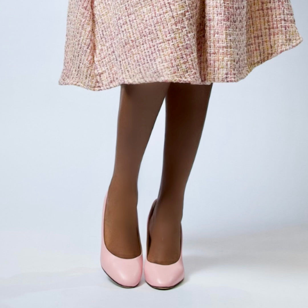ROSE MUSE – Light Pink Nappa Pump
