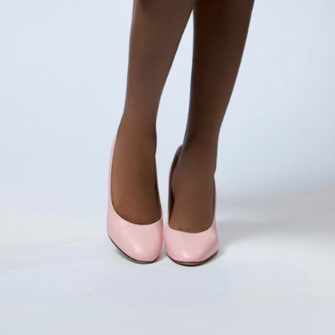 ROSE MUSE – Light Pink Nappa Pump