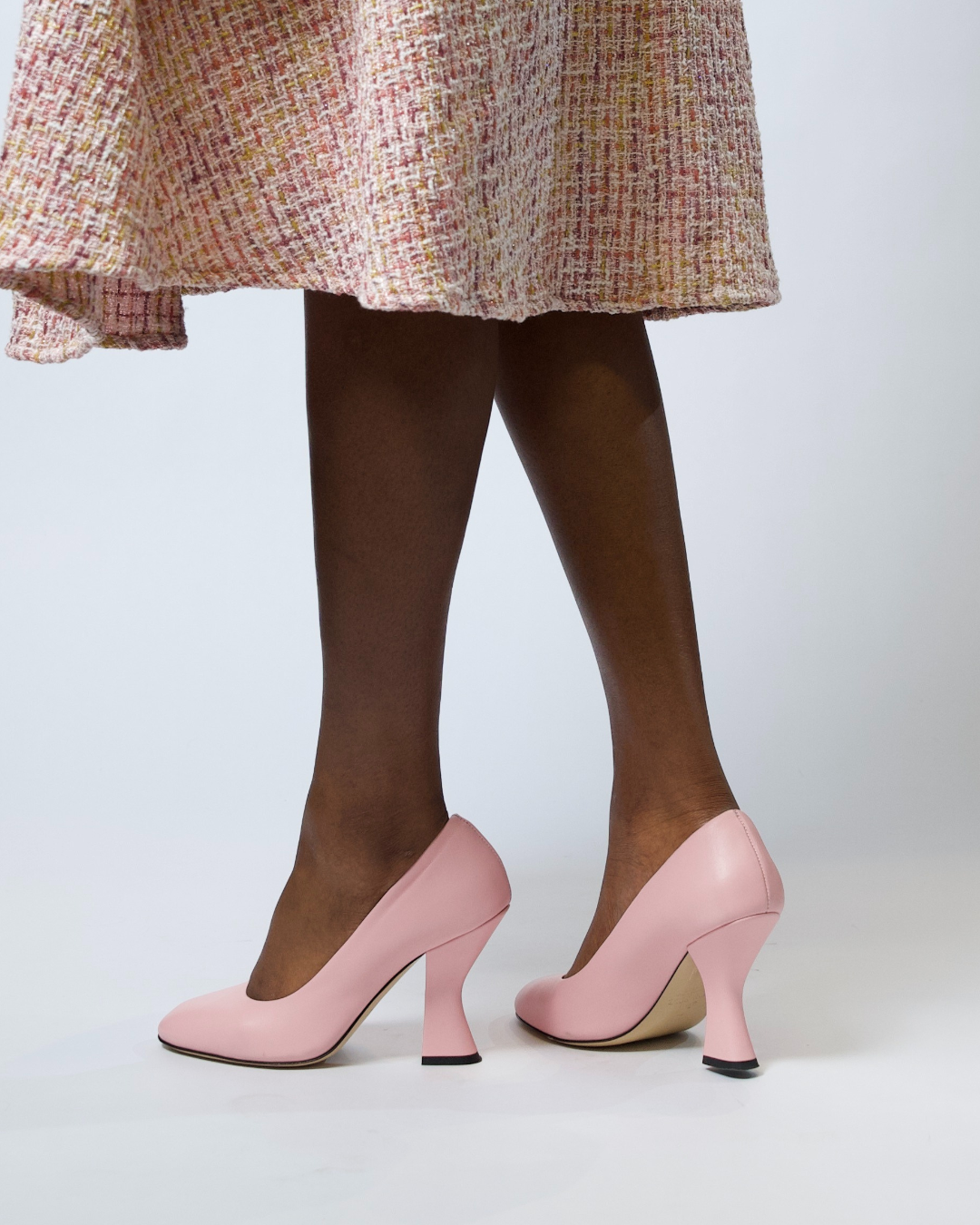 ROSE MUSE – Light Pink Nappa Pump