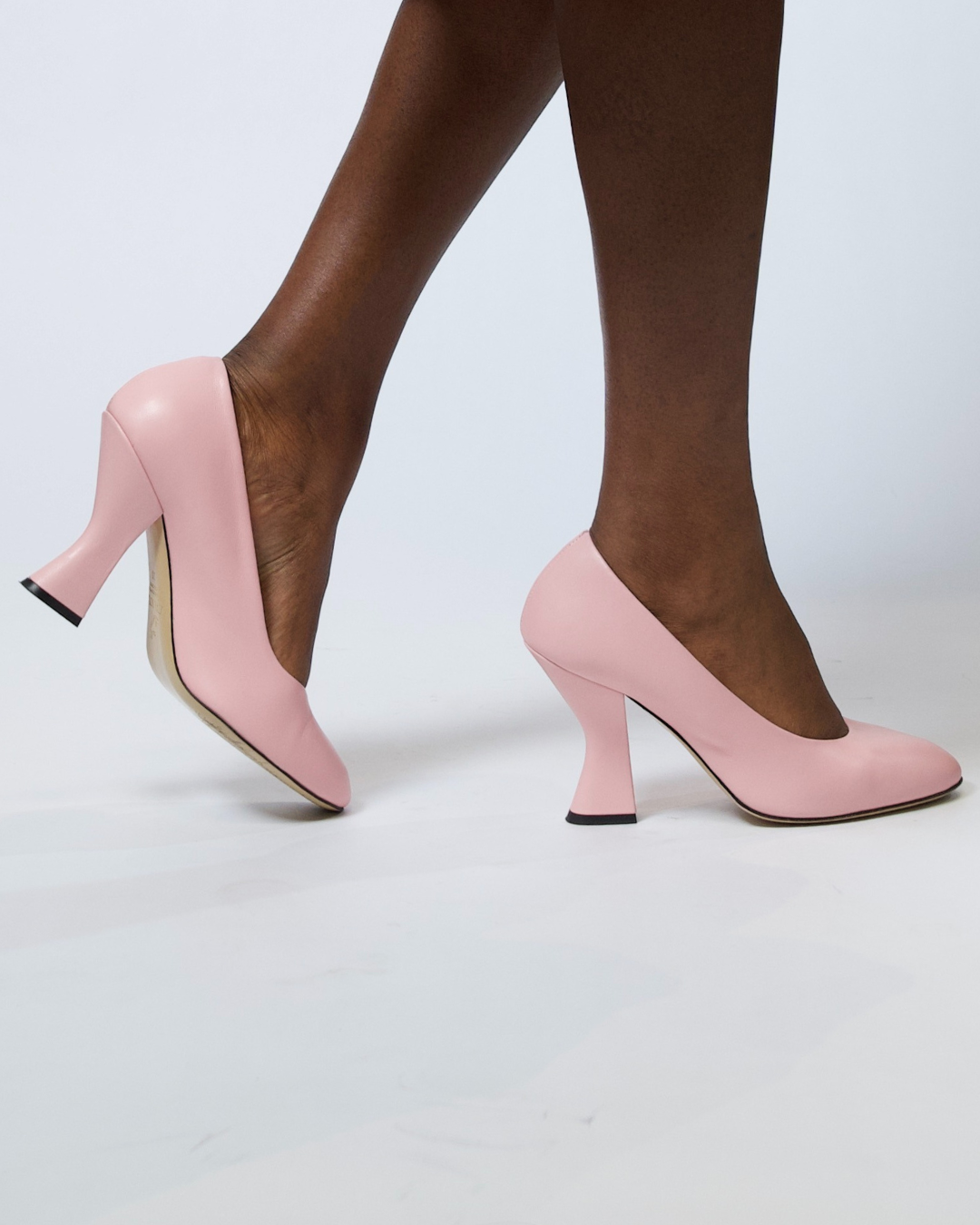 ROSE MUSE – Light Pink Nappa Pump