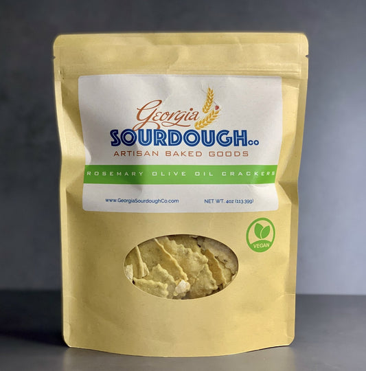 Rosemary Olive Oil Sourdough Crackers-0