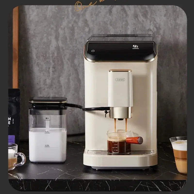 Fully Automatic Coffee Maker with Grinder & Milk Frother – 20 Bar | 1.5L Tank-1