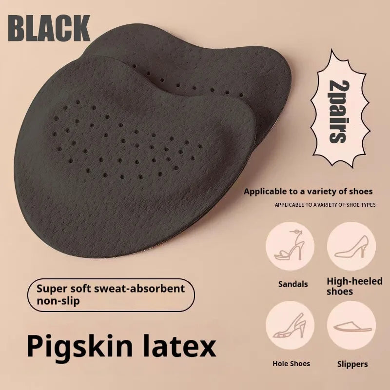 2pairs Sandals Anti-Slip Stickers Forefoot Pad Women High Heels Pain