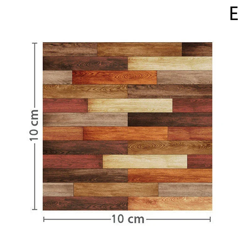 1:12 Dollhouse Miniature Grain Floor Wallpaper Tiles Sticker | Bathroom Living Room Decor