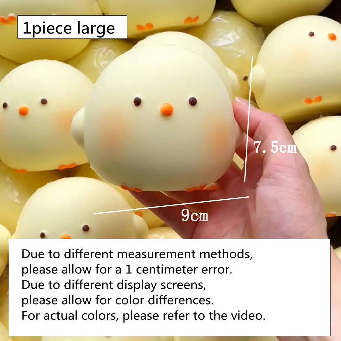 Giant Chick Squishy Toy | Slow Rising Stress Relief Fidget Sensory Toy