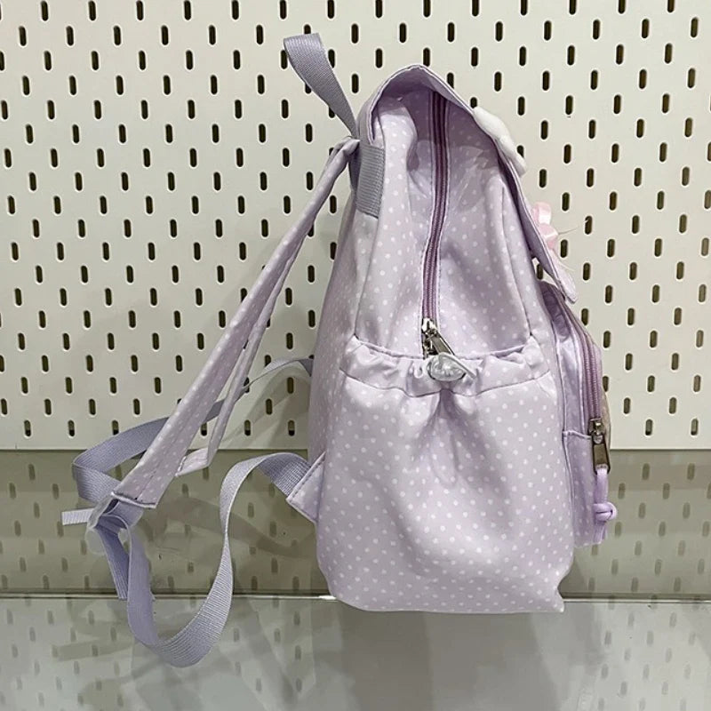 Kawaii Polka Dot Backpack