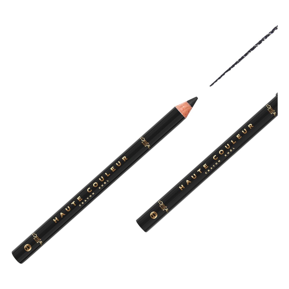 Eye Pencil L'Oreal Make Up HAUTE COULEUR Black (1 Unit)-0