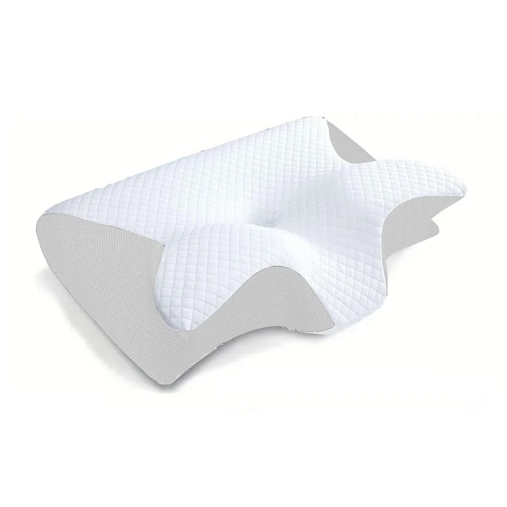 Memory Foam Cervical Pillow – 2-in-1 Ergonomic Neck & Orthopedic Support