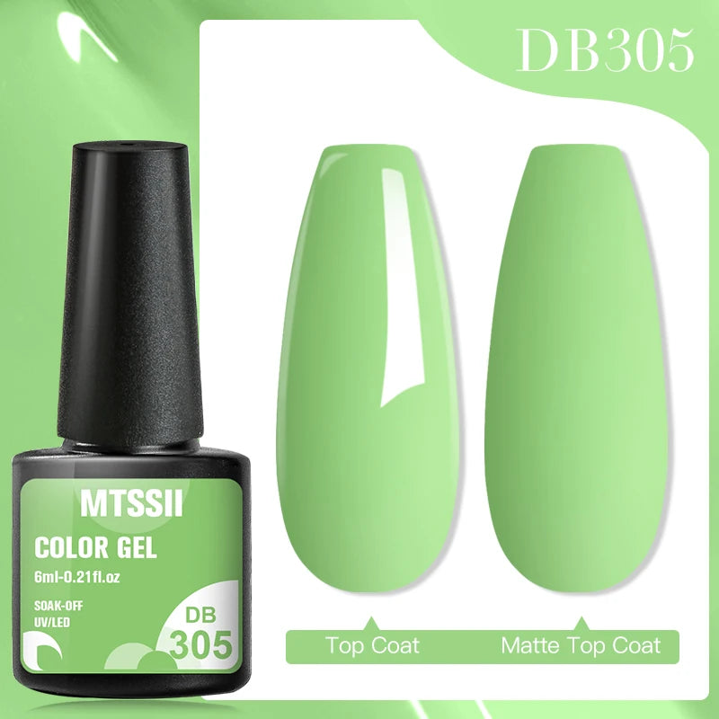 Mtssii 7ml Neon Snowflake Gel Nail Polish Fluorescent Gel UV LED Semi Permanent Glitter Snow Sequins Nails Art Design Varnishes