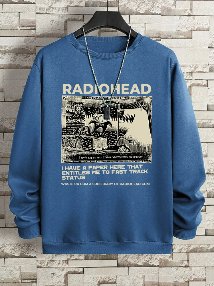 North America Tour Rock Boy Clothes Man Pullover Fleece Sweatshirt Fashion Casual Loose Hoody Autumn Oversized Women Hoodie