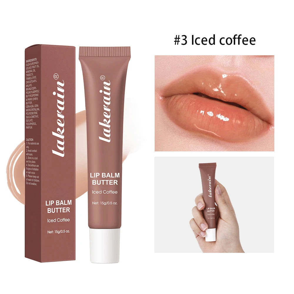 Lip Balm Moisturizing Mirror Lip Gloss Lip Vanilla Pink Sugar Coffee Cake Smell Lipstick Transparent Oil Makeup Lips Care