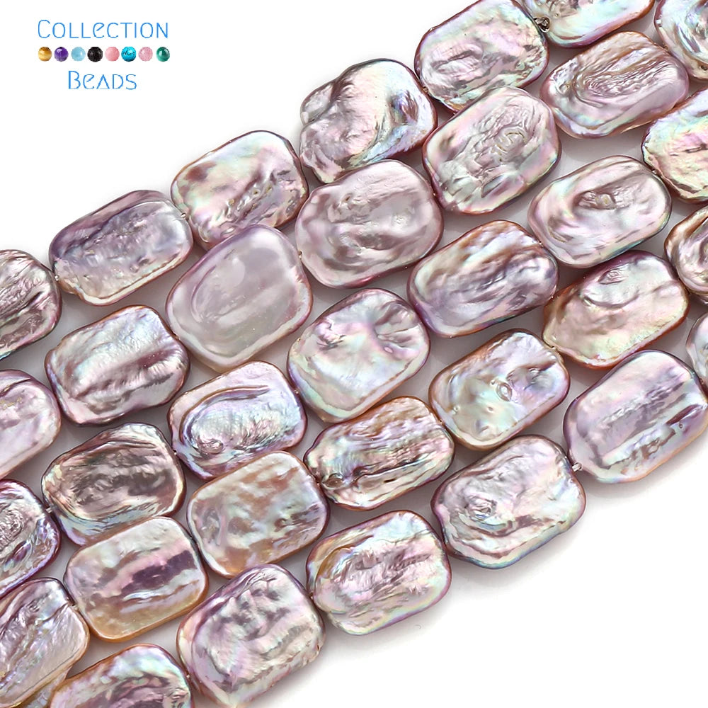 Natural Freshwater Baroque Irregular Shape Pearl Beads High Quality Punch Loose Beads For Jewelry Making DIY Necklace Bracelet