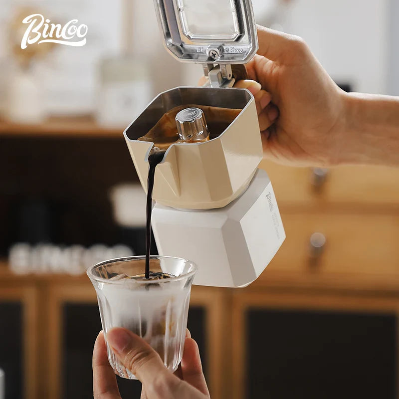 Italian Coffee Moka Pot Set Suitable for Home and Office-0