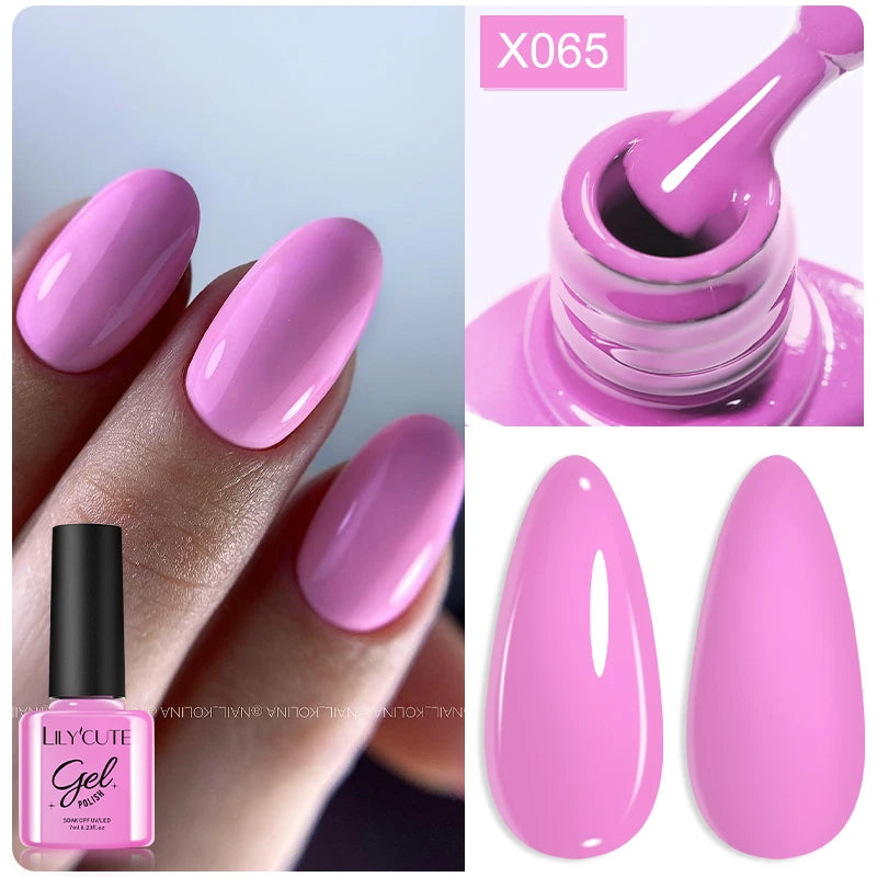 LILYCUTE 7ml Neon Reflective Nail Gel Polish Dark Flash Glitter Effect Fluorescent Gel Soak Off UV Gel Summer Nail Art Varnish