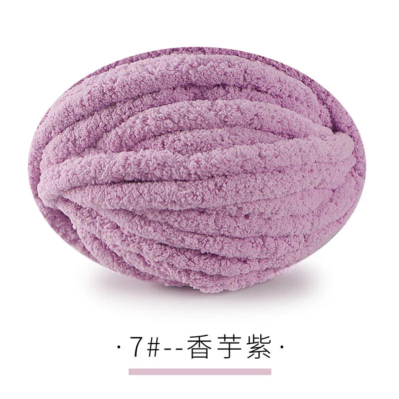 250g/Ball DIY Hand Knitting Chenille Yarn Thick Chunky Giant Yarn Cotton Thick Yarn for Scarf Cushion Handmade Crochet Hook Line
