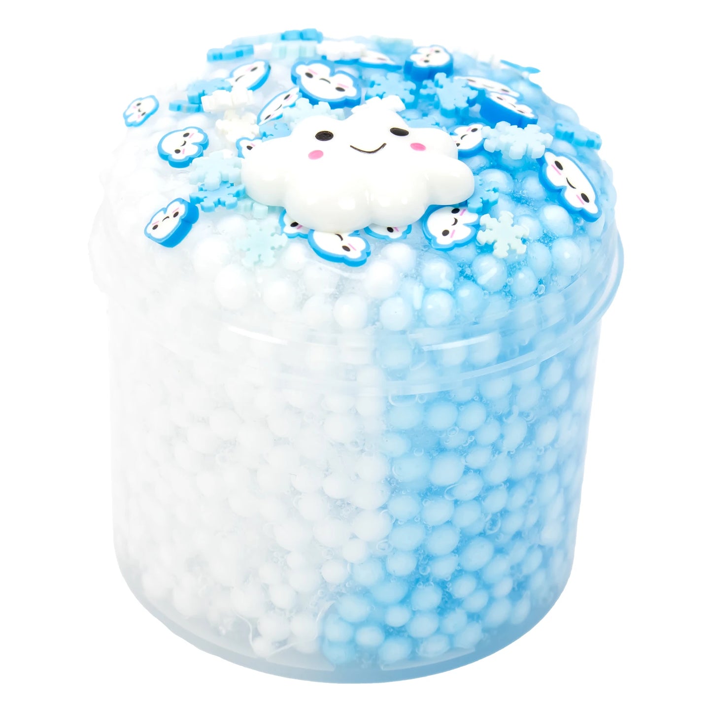 70ml Pack Strawberry Cloud Crunchy Fluffy Slime kit Foam Ball Fruit Sprinkles Slime for Girl and Boys Birthday Gifts Party Favor