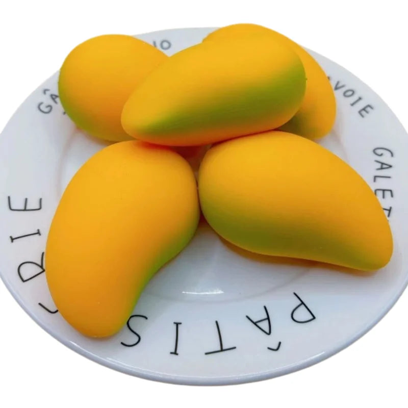 Stress Relief Toy Mango Squishy Ball | Super Slow Rebound Fidget Toy for Anxiety